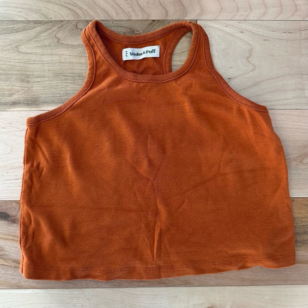 Misha & Puff Orange Tank Top